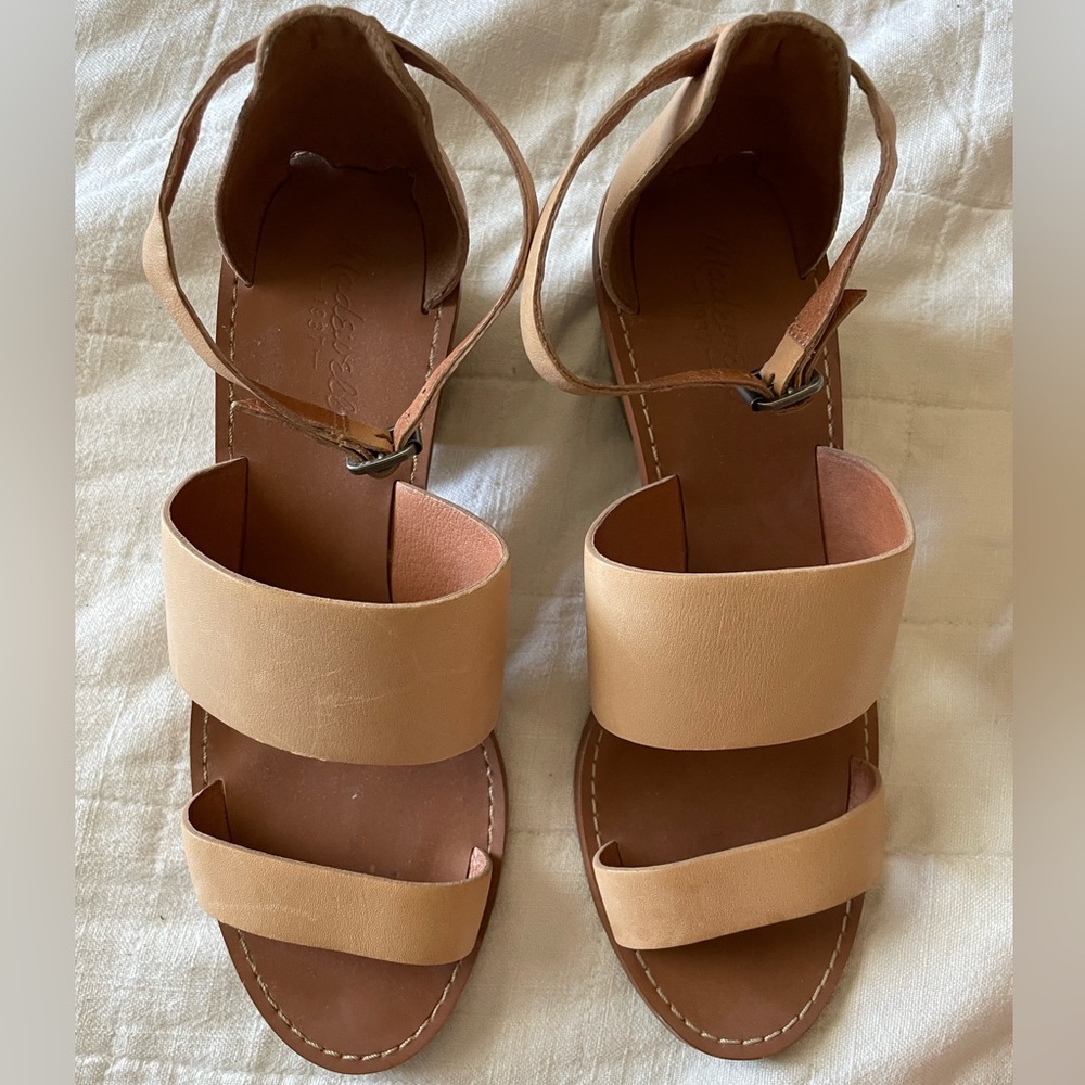 Madewell Tan Leather Sandals
